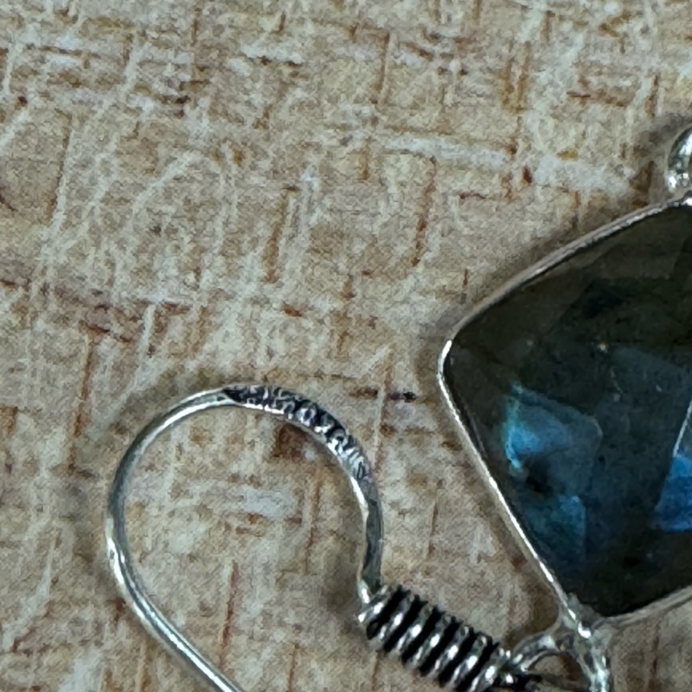 Faceted Labradorite Earrings - image 6